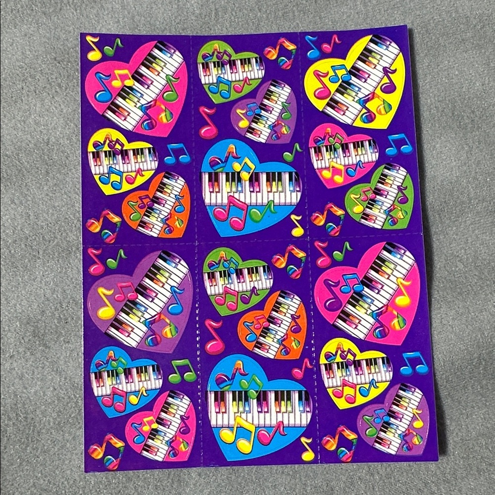 Lisa Frank vintage Stickers sheet S169